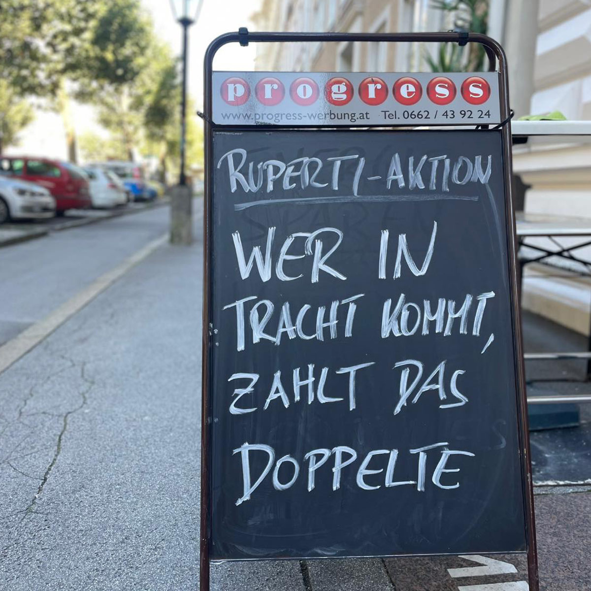 Ruperti-Aktion: Wer In Tracht Kommt, Zahlt Das Doppelte.
