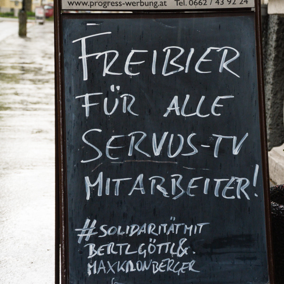 Freibier Für Alle Servus-TV Mitarbeiter! #solidarität Mit Bertl Göttl Und Max Kronberger